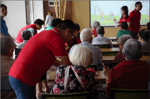 走进福利院，情暖老人心——新利体育供应链公益行